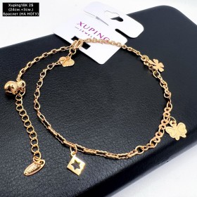 Браслет Xuping18K 0191 (24+3,0 см) «на ногу»